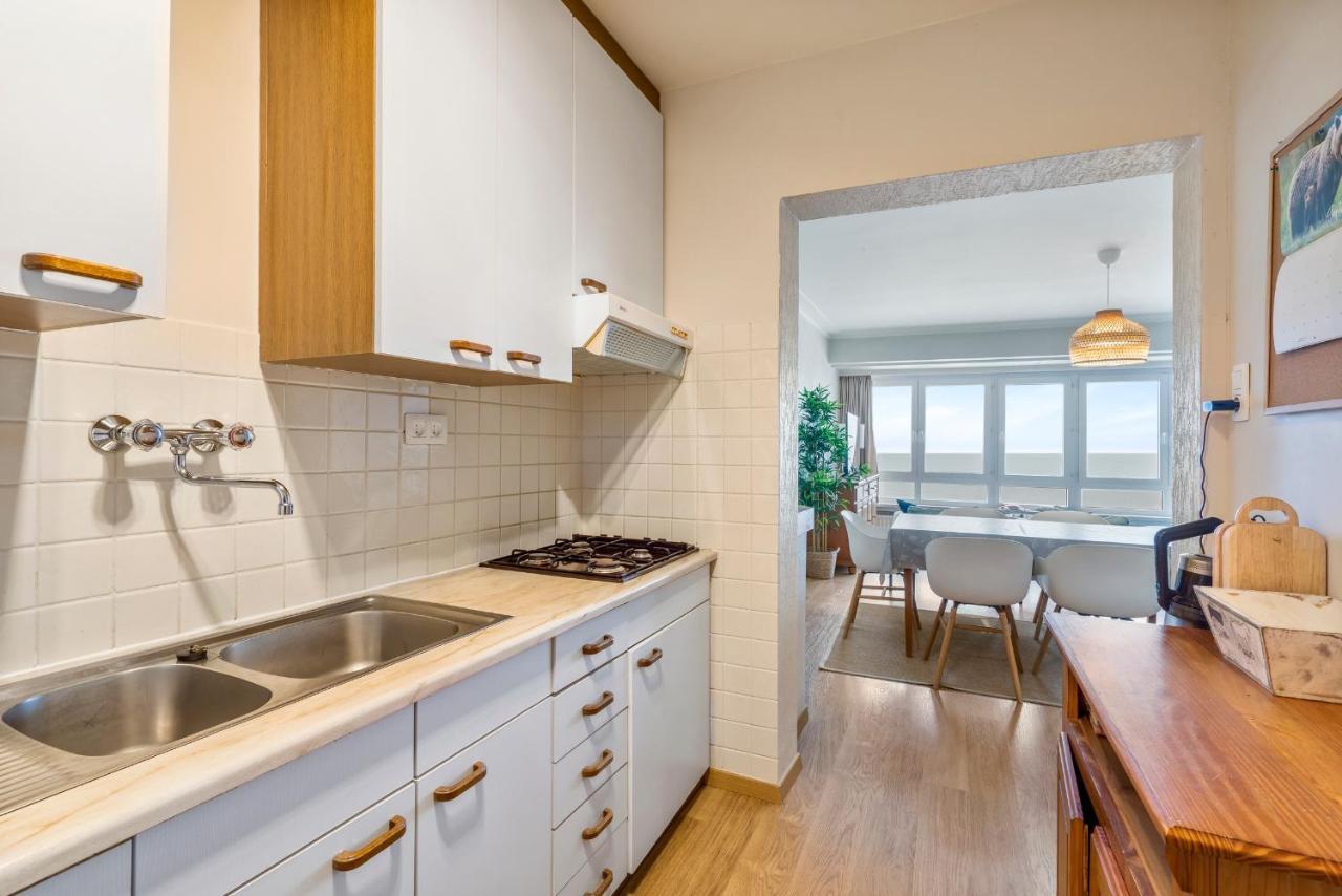 Zonnig Familie App Op Zeedijk Met Zeezicht Voor 6P Apartment Ostend Exterior photo